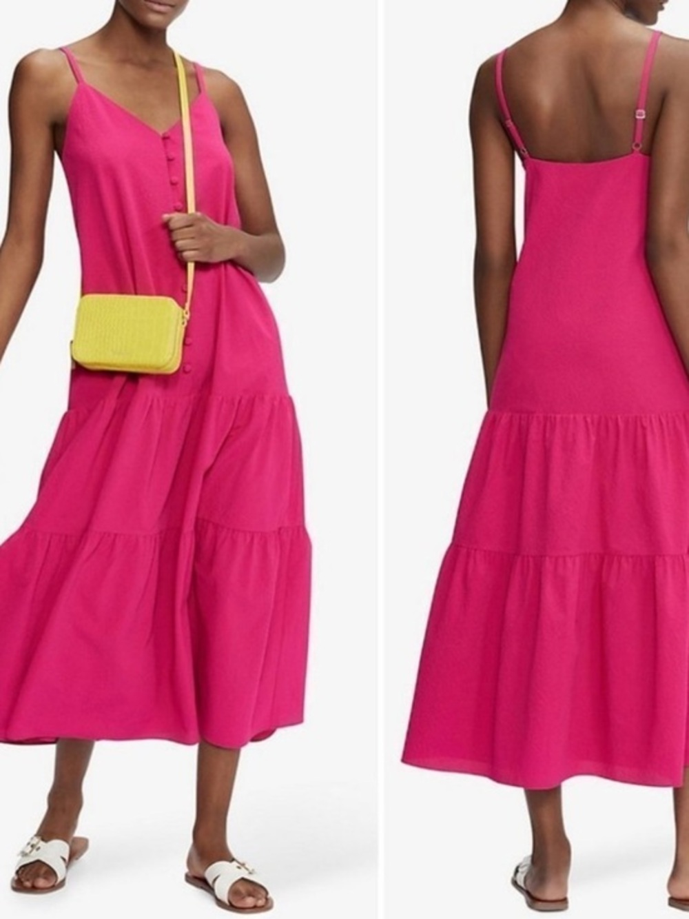 Ted Baker Dress Luann Midi in Pink